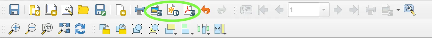 layout toolbar