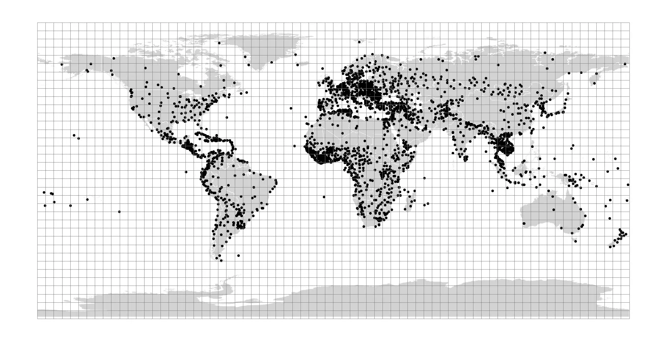 Map of the world