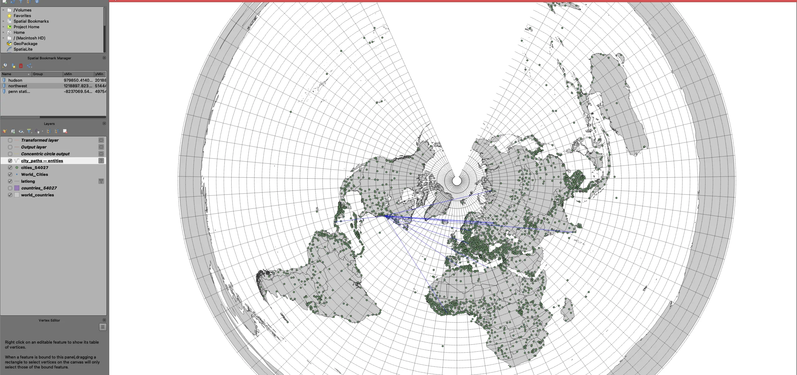 Shortest paths in QGIS